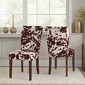 Chaises de salle à manger Parsons en peau de vache Dinant (lot de 2)