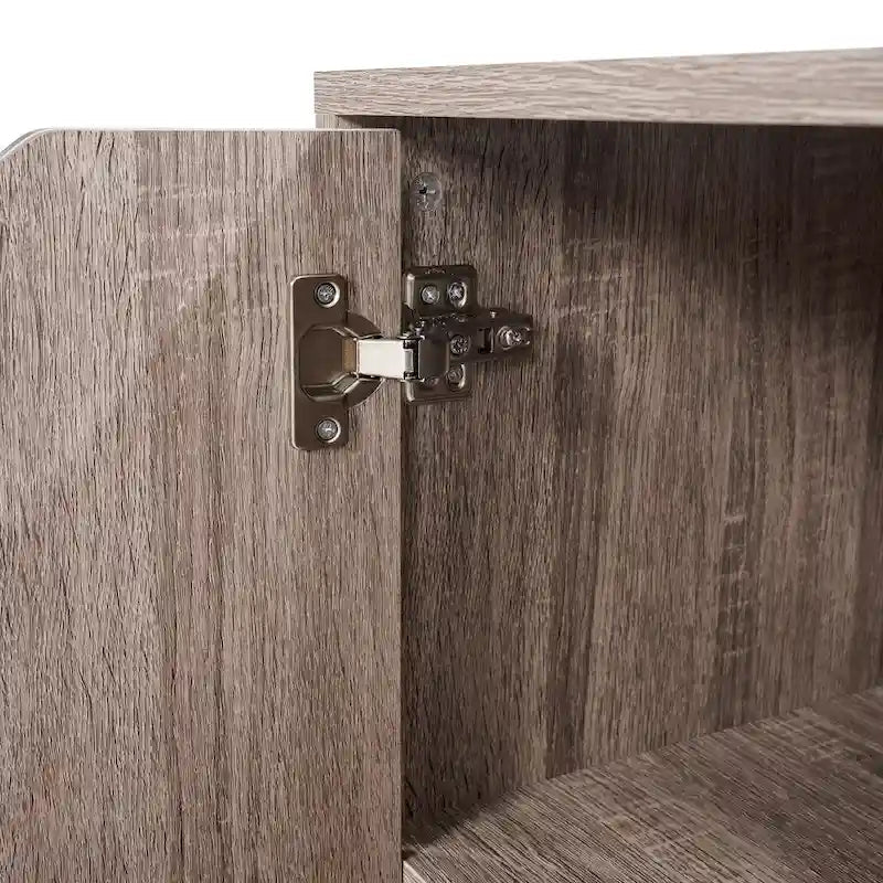 Meuble de rangement à 5 tiroirs en bois avec roulettes - Organisateur d'artisanat et tiroir de maquillage pour placard et chambre à coucher