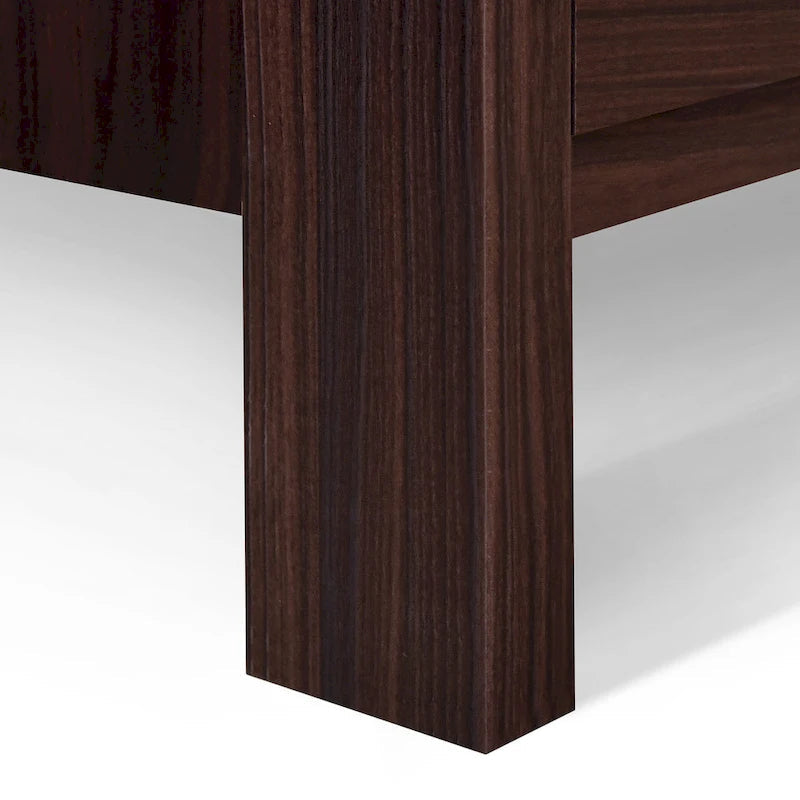 Table de chevet contemporaine Olimont à 2 tiroirs