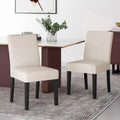 Chaises de salle à manger contemporaines rembourrées Kuna (lot de 2) par
