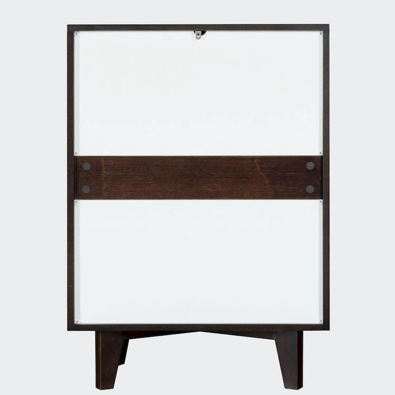 Commode à 4 tiroirs avec poignée ronde rétro