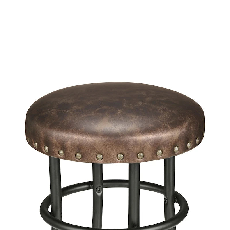 Tabouret de bar à hauteur de comptoir Vigo en bronze rustique par