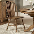 Chaise de salle à manger Windsor Carolina Crossing au fini miel antique (lot de 2)