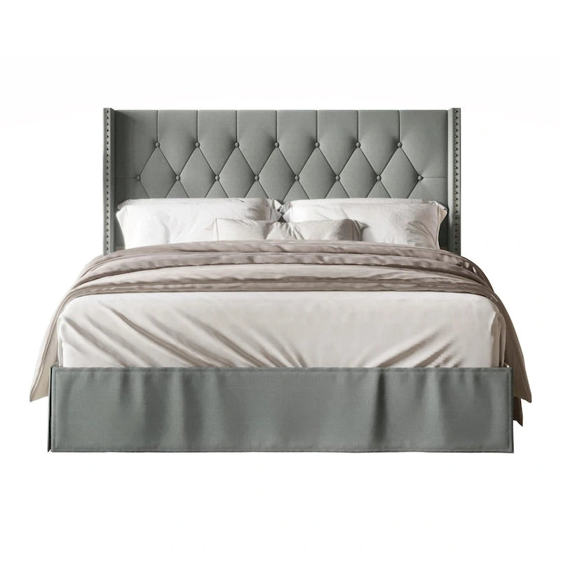 Lit plateforme Billy Tufted Upholstered