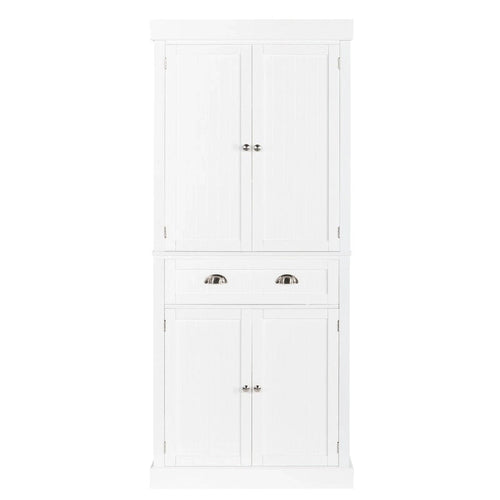 Armoire de rangement moderne à double porte et tiroir unique
