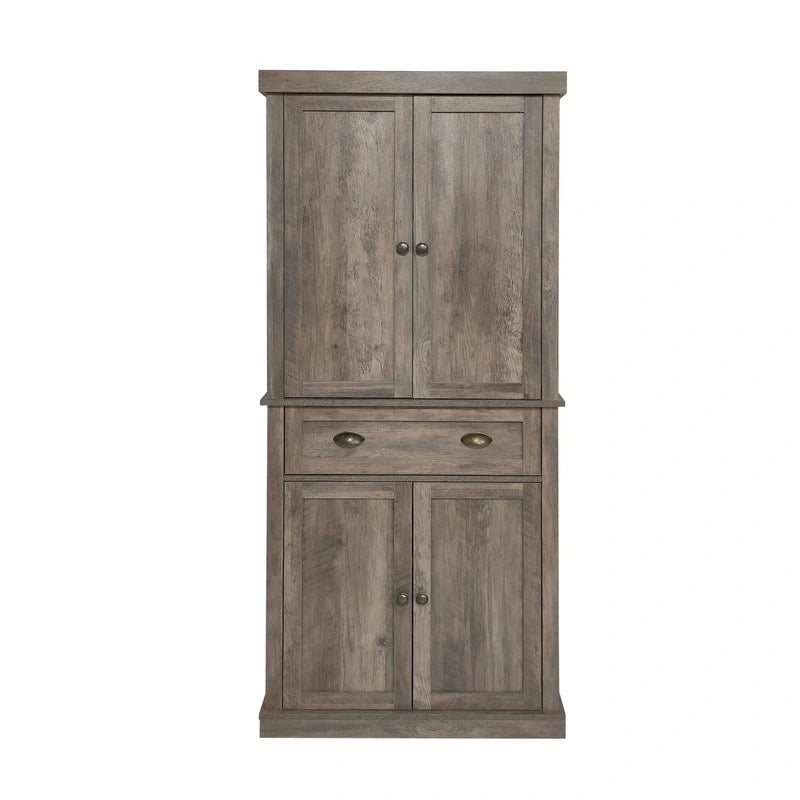 Armoire de rangement moderne à double porte et tiroir unique