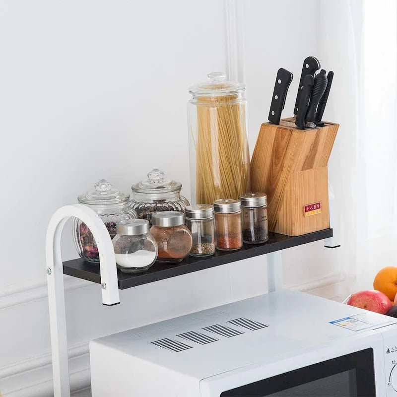 Étagère de cuisine à 4 niveaux pour four à micro-ondes