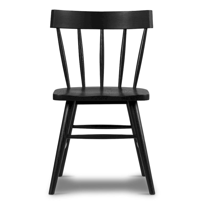 Chaise de salle à manger Hava – Chêne massif avec dossier à barreaux