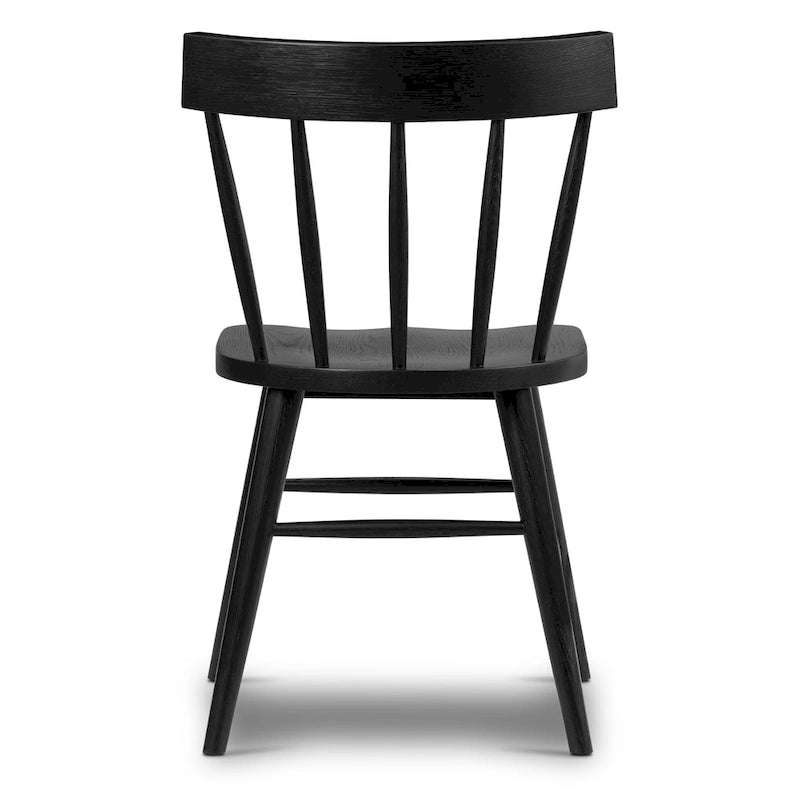 Chaise de salle à manger Hava – Chêne massif avec dossier à barreaux
