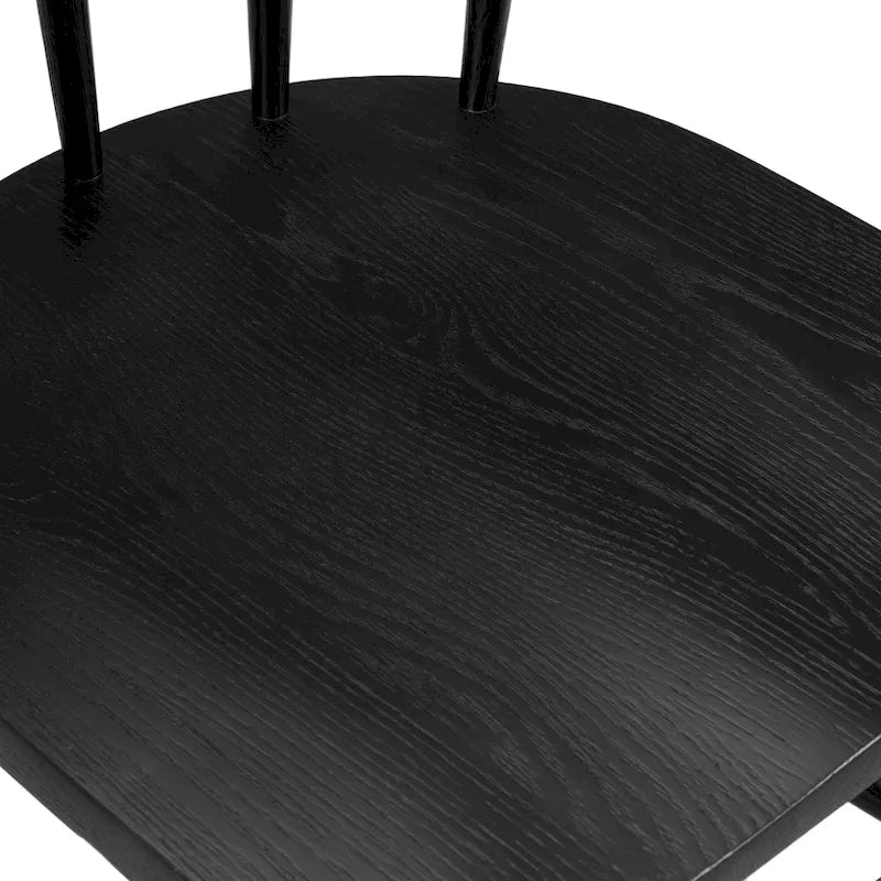 Chaise de salle à manger Hava – Chêne massif avec dossier à barreaux
